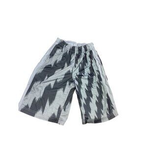 Nike Black and Gray Graphic Athletic Shorts